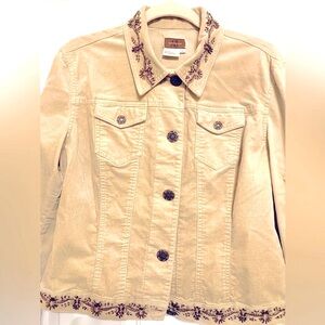 Nancy Bolen Velour Jean jacket